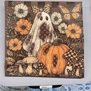 Brown and Orange Ghost  Art